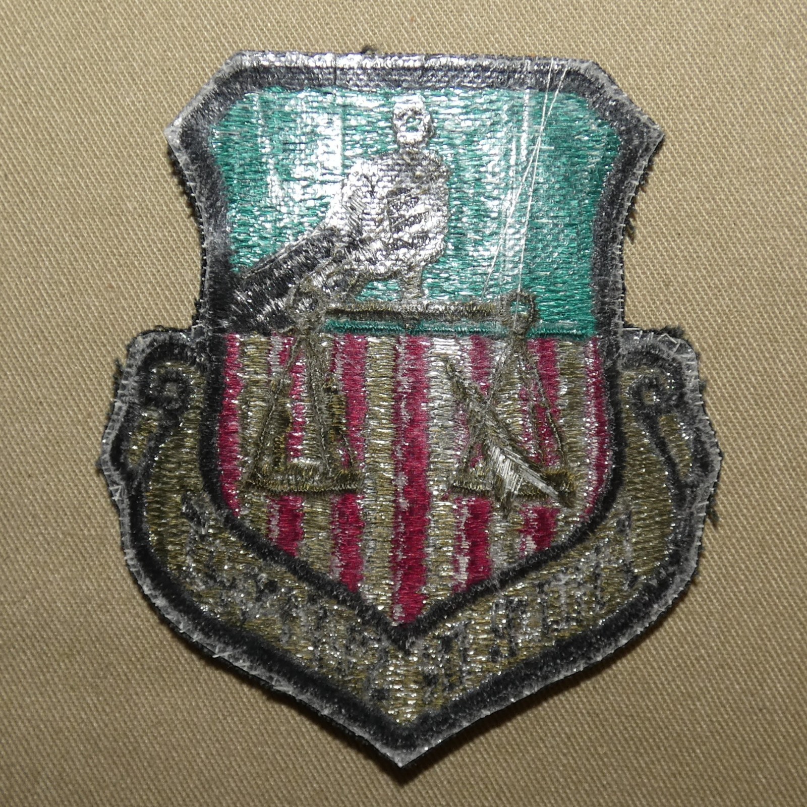 Vintage Original USAF 834th Combat Support Wing Subdued Embroidered C/E Patch