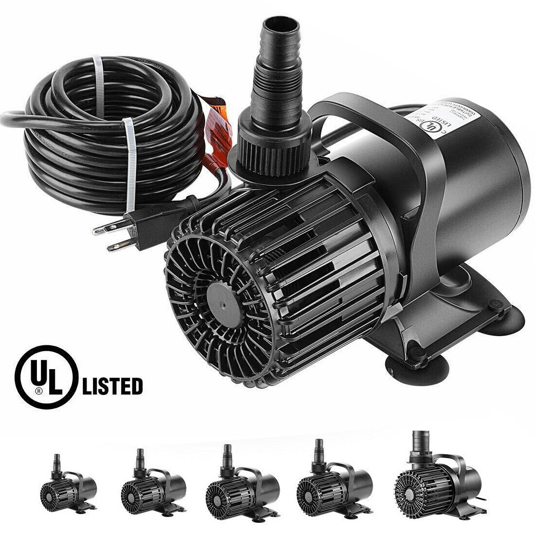 Submersible Water Pump 1100-9000GPH Electric for Koi Pond Fountain Aquarium