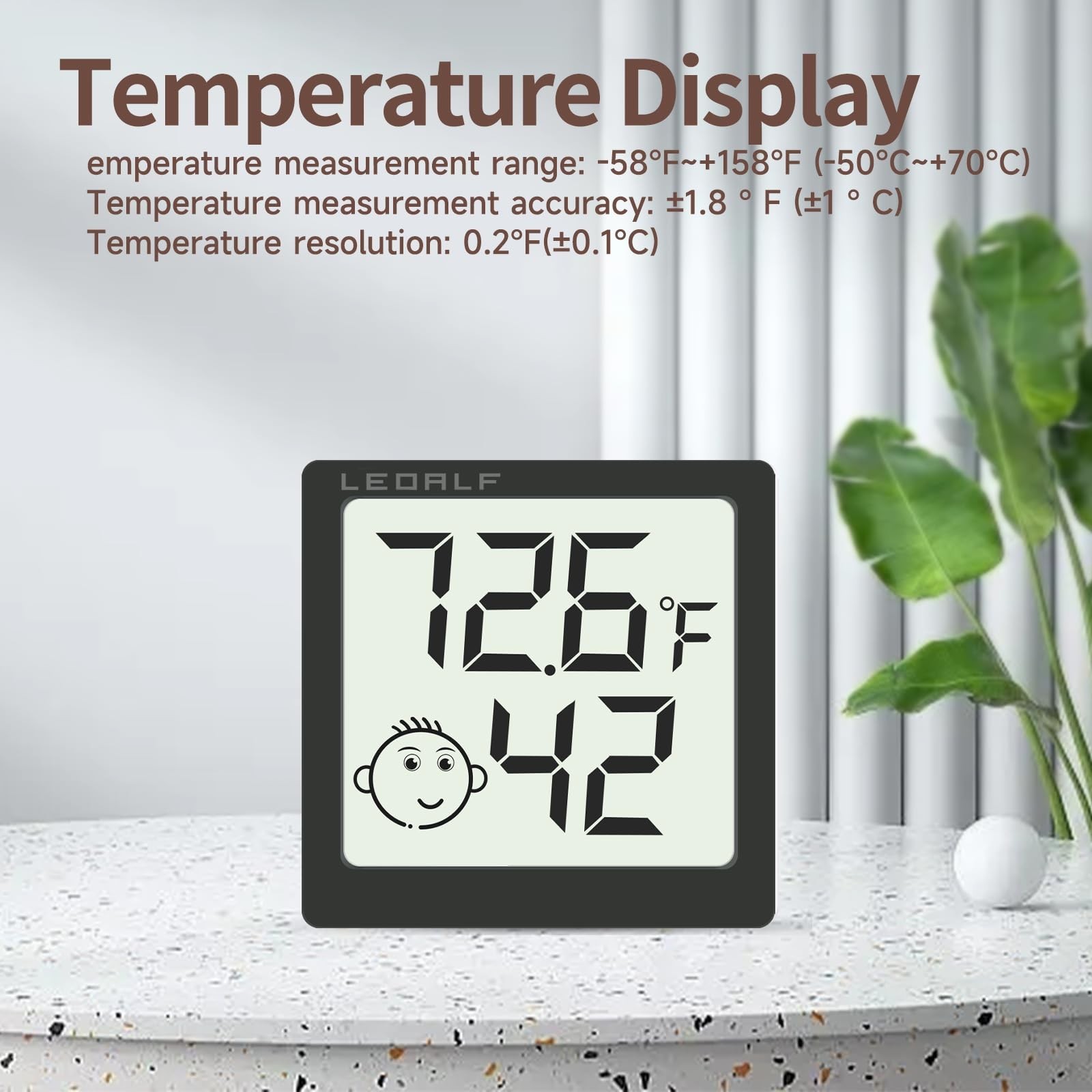 Mini Humidity Meter Hygrometer 6 Pack Room Thermometer Indoor Digital Tempera...