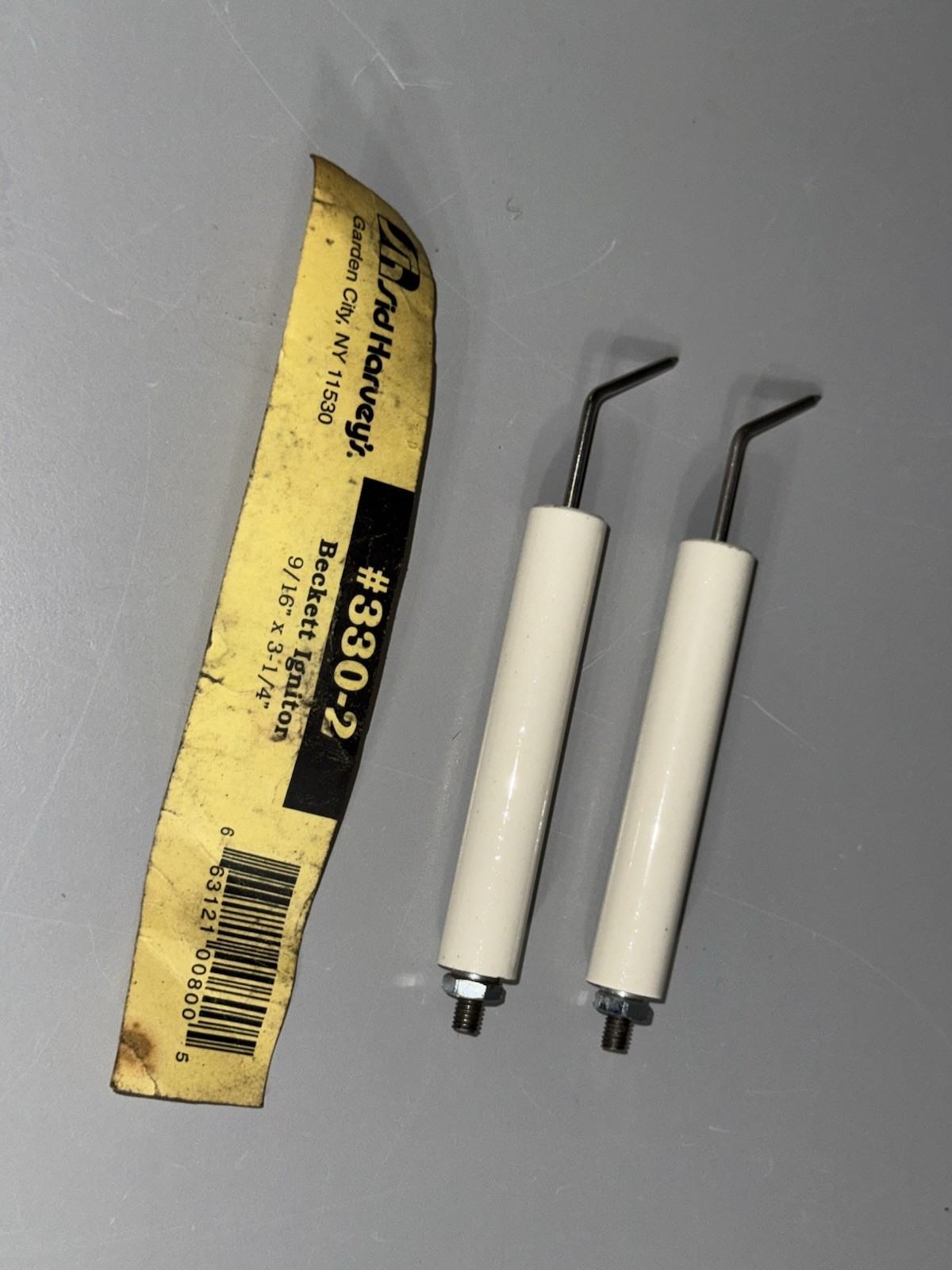 Sid Harvey 330.2 Beckett Electrode Ignitor PAIR of TWO - New