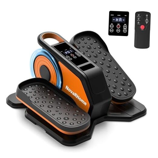 Under Desk Elliptical Machine, Quiet & Portable Electric Machine Seated Pedal