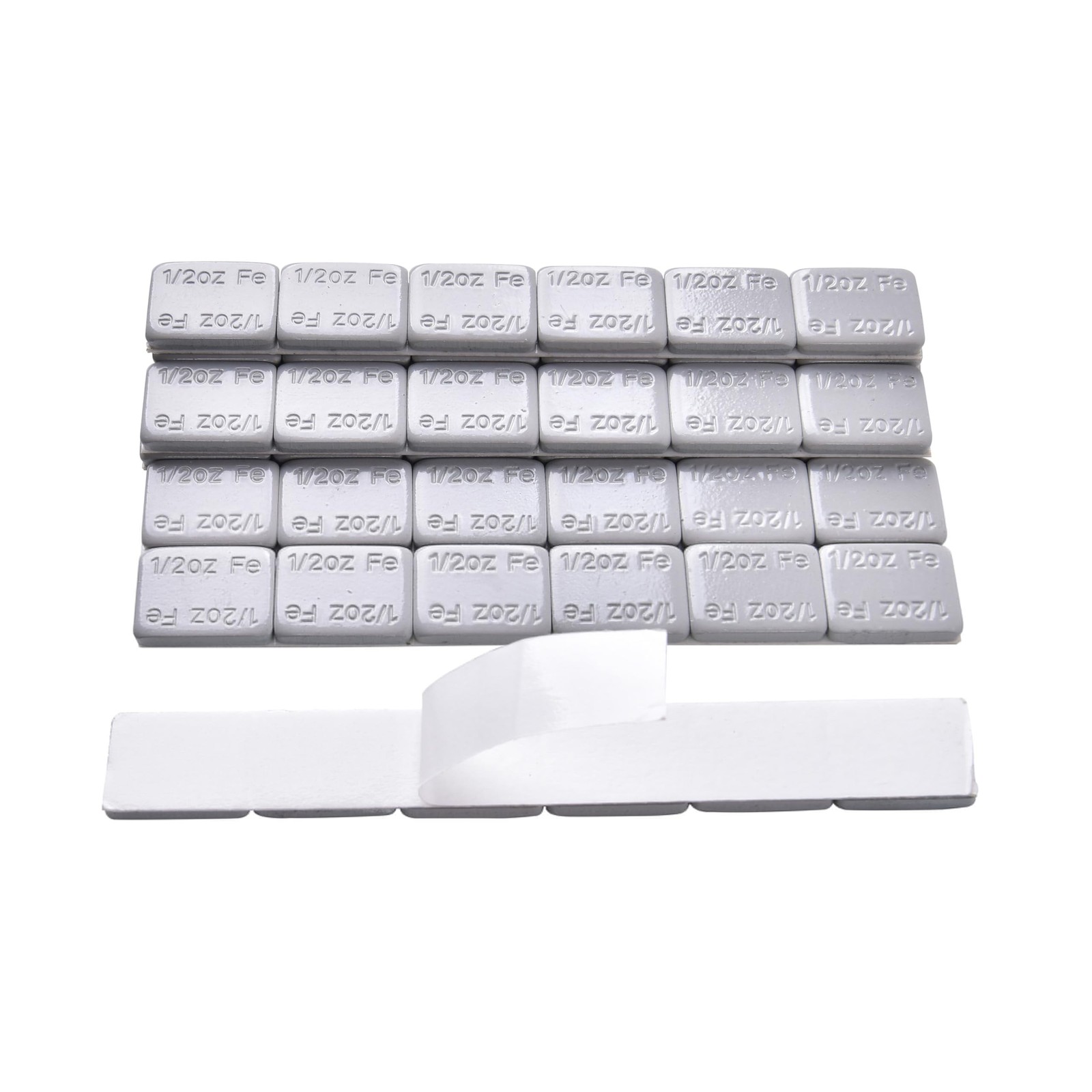A A IN 1/2oz, 0.5oz, Grey, Stick on Wheel Weights for Cars, Trucks, SUVs, Mot...