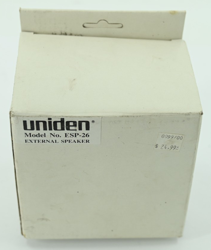 Vintage NOS Bearcat Uniden ESP-26 External Extension Speaker 20 Watts CB