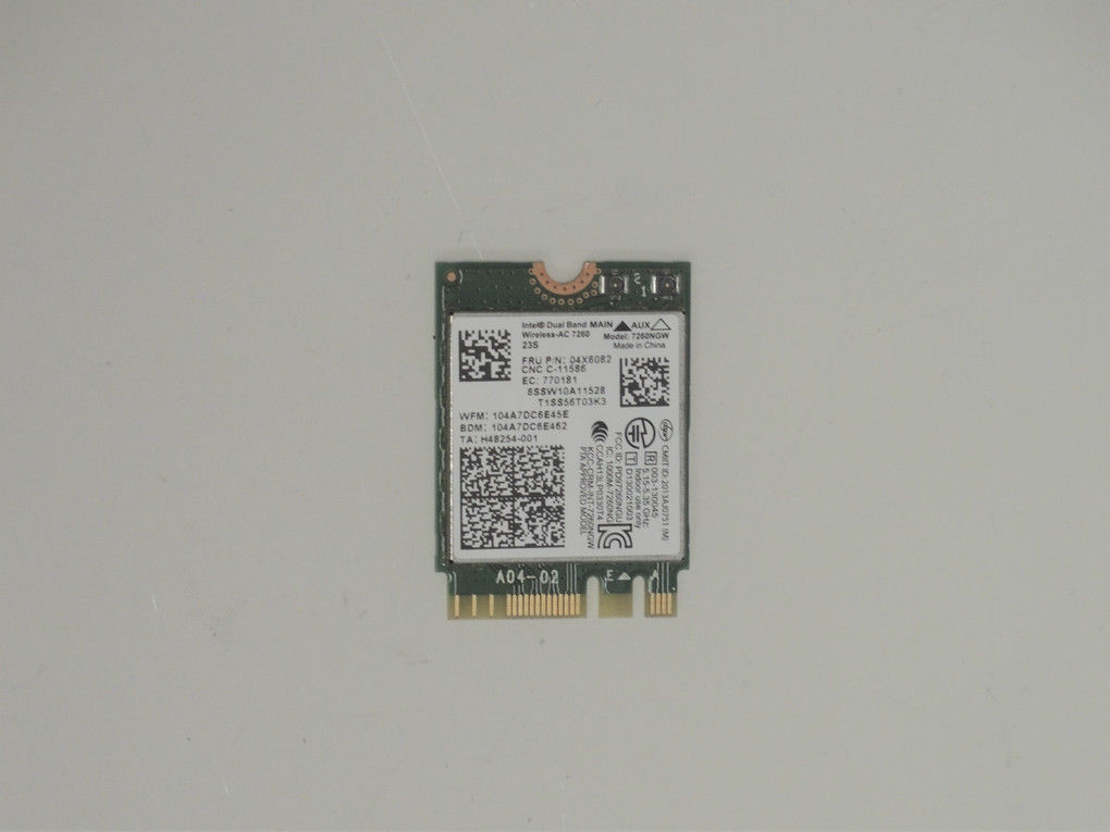 Lenovo Thinkpad T540p T540 W540 W541 WiFi Wireless Card 04X6082 04W6059 7260NGW