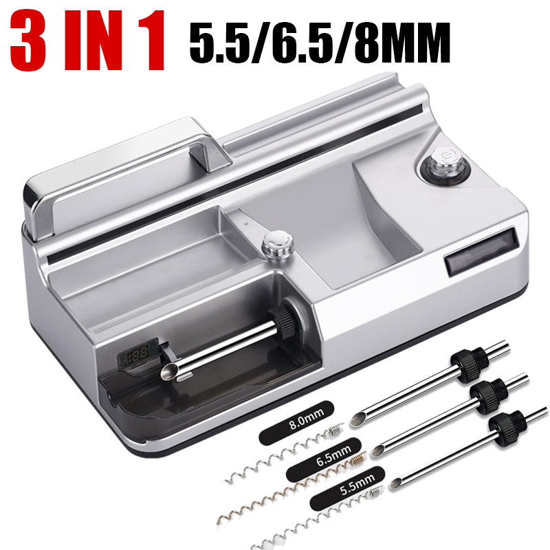 5.5/6.5/8 mm Cigarette Rolling Machine Automatic Maker Electric Injector Tobacco