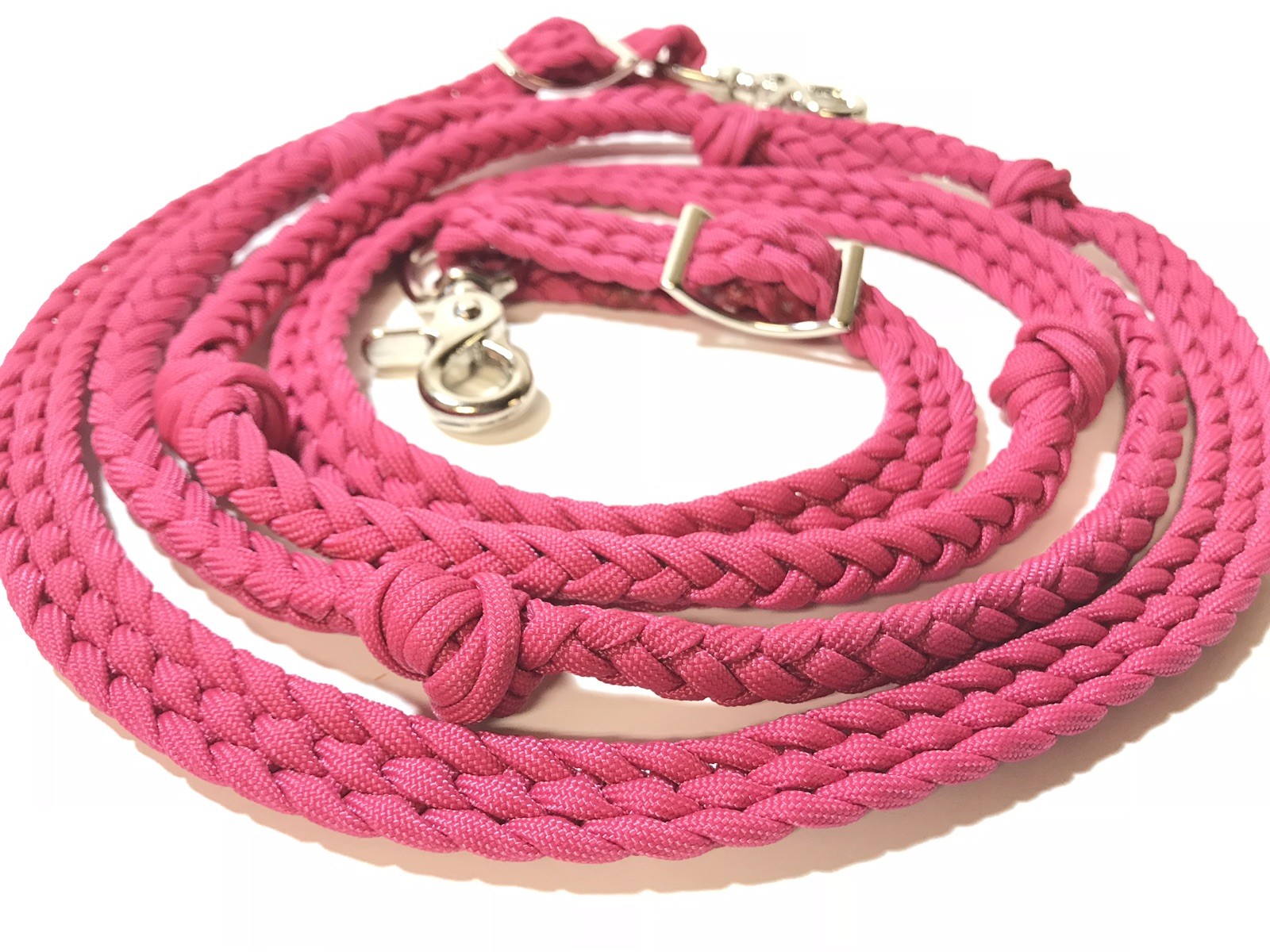 Barrel Reins fuschia