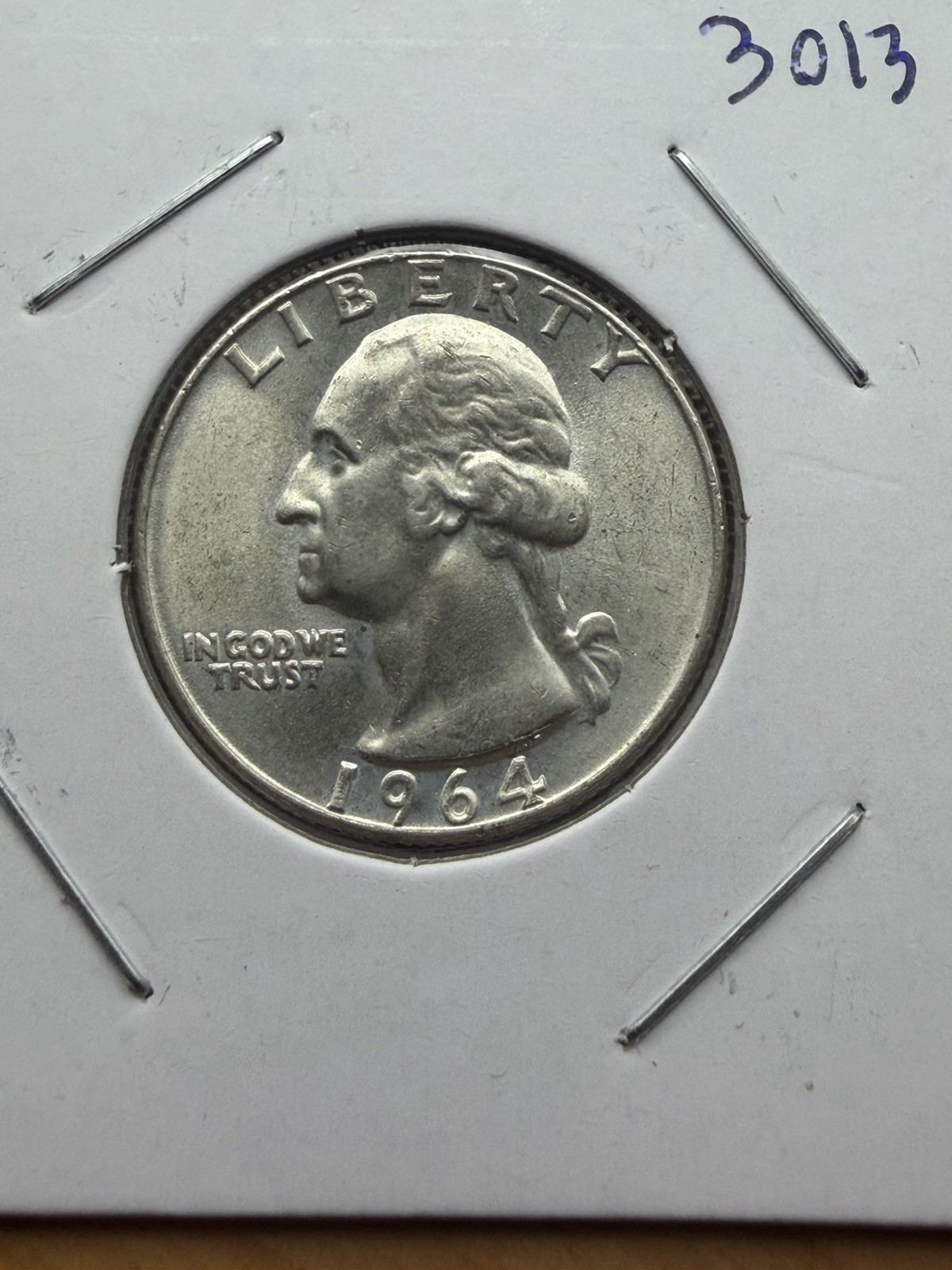 1964 D Washington Quarter - BU - As Shown! (#3013)