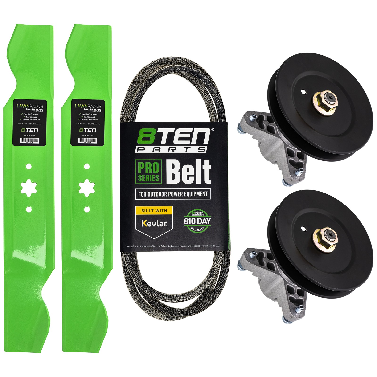 8TEN Blade Belt Spindle Kit for Murray M12538 M115-38 M125-38 M13538 954-04062