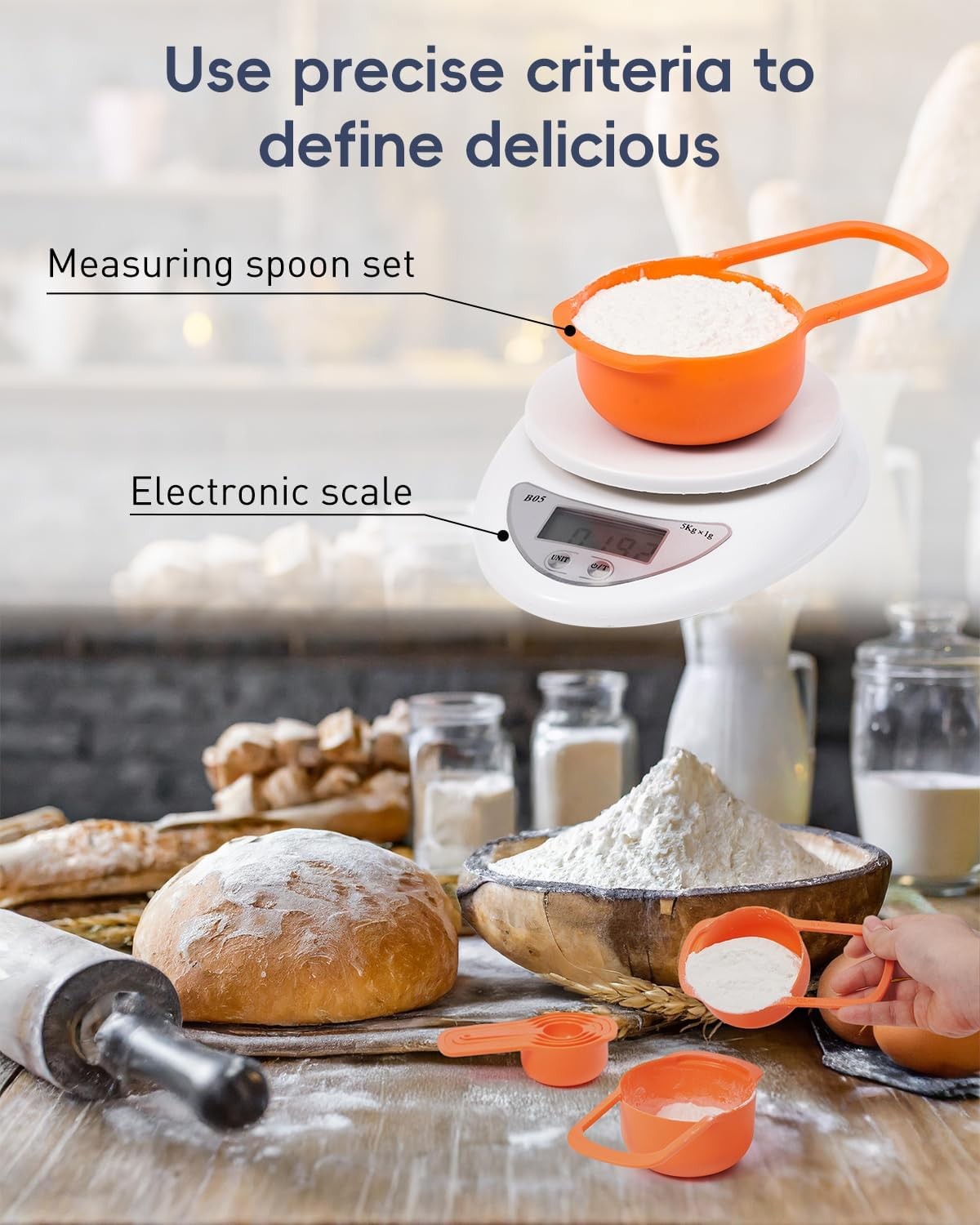 30-Pc Sourdough Bread Baking Kit with Banneton Baskets, Scale & Spoons Set Tools