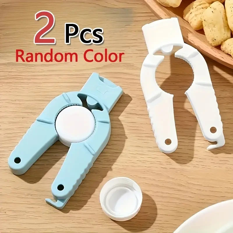 2pcs Ergonomic Multi-Function Bottle & Can Opener - Easy-Twist Design for Senior