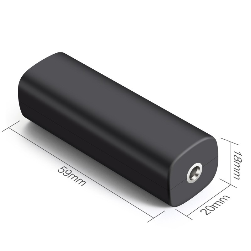 3.5mm Aux Ground Noise Isolator Plastic Cable Clear Sound Filter