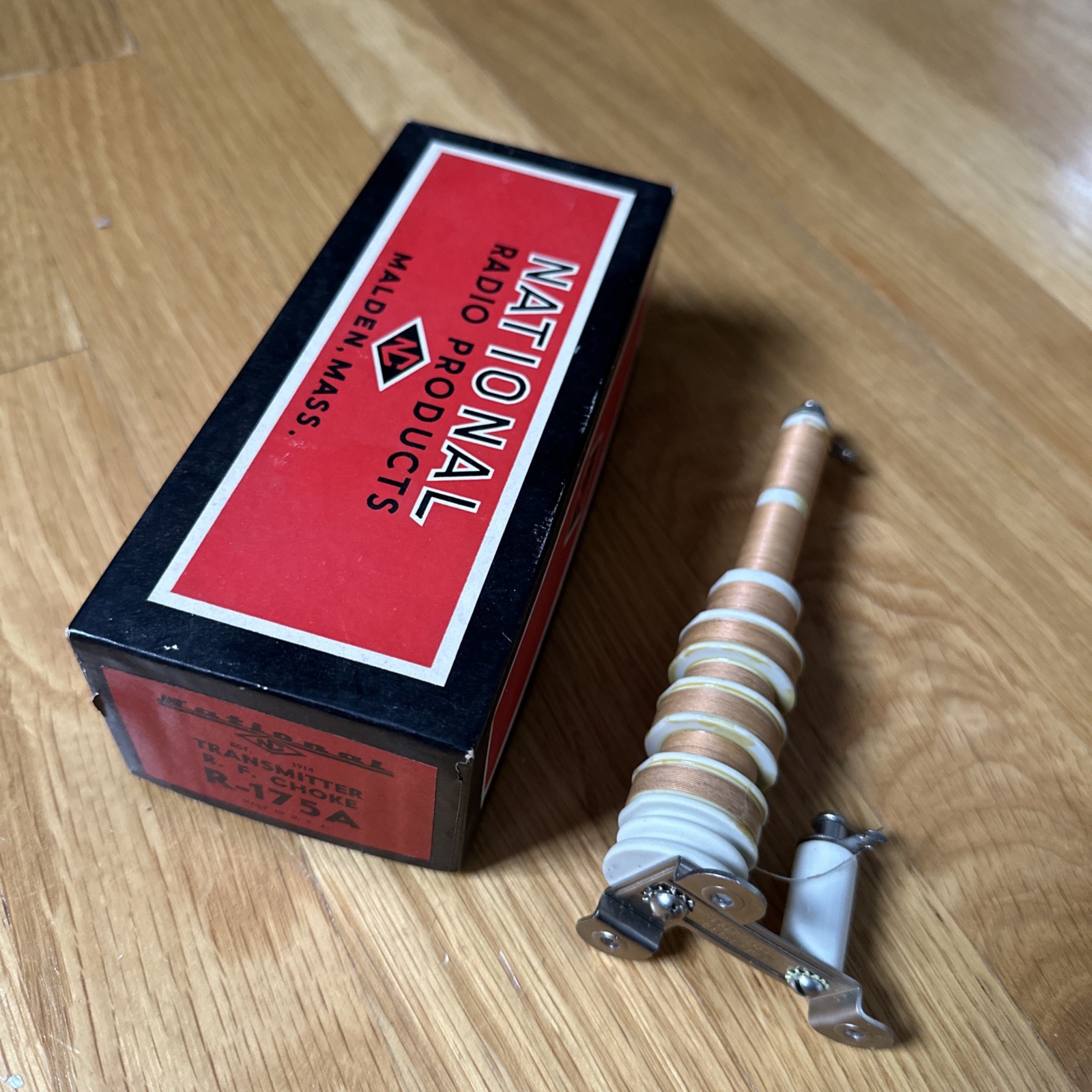 NOS Vintage NRP National Radio Products R-175A Transmitter R.F. Choke