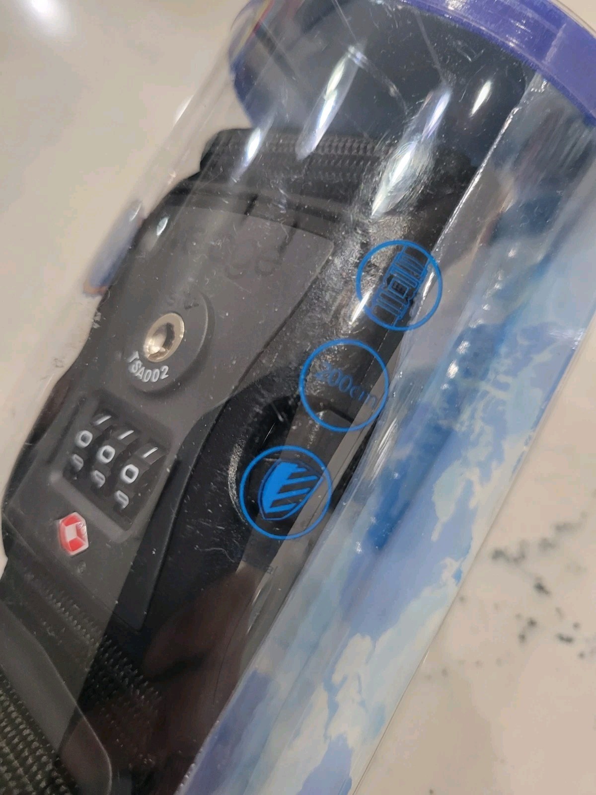 Verage Strength Travel Belt Luggage Strap With TSA Combination Lock Strap Me!