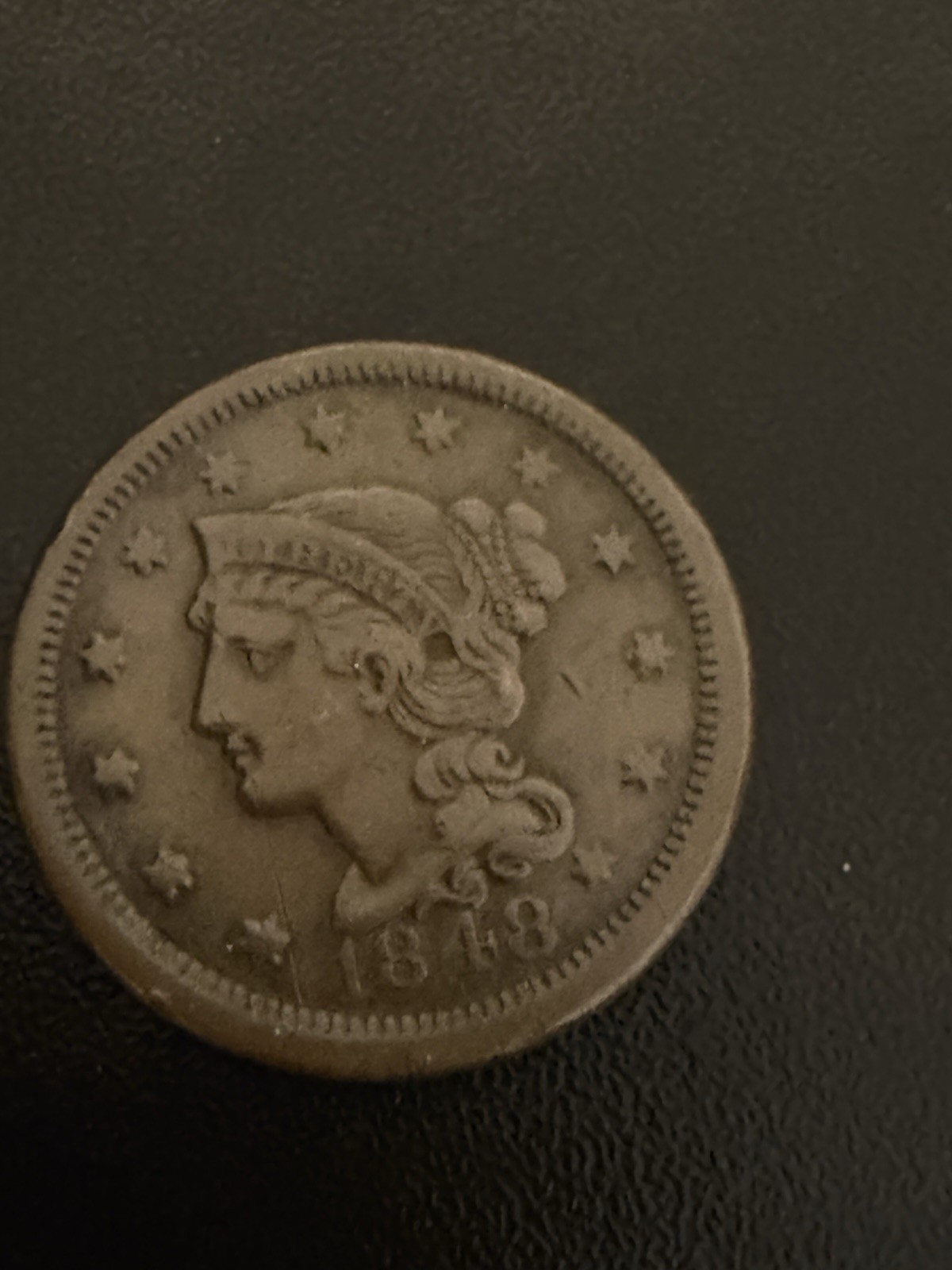 1848 Large Cent VF/XF