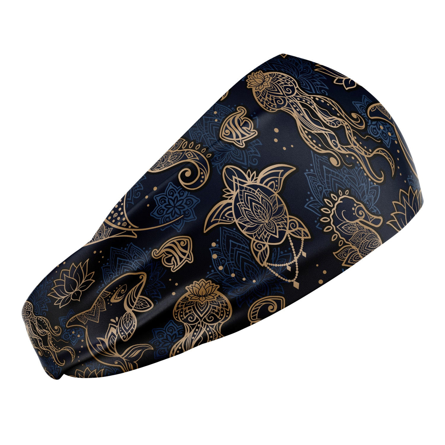 Spacefish Army Scuba Headband - Ocean Mandala