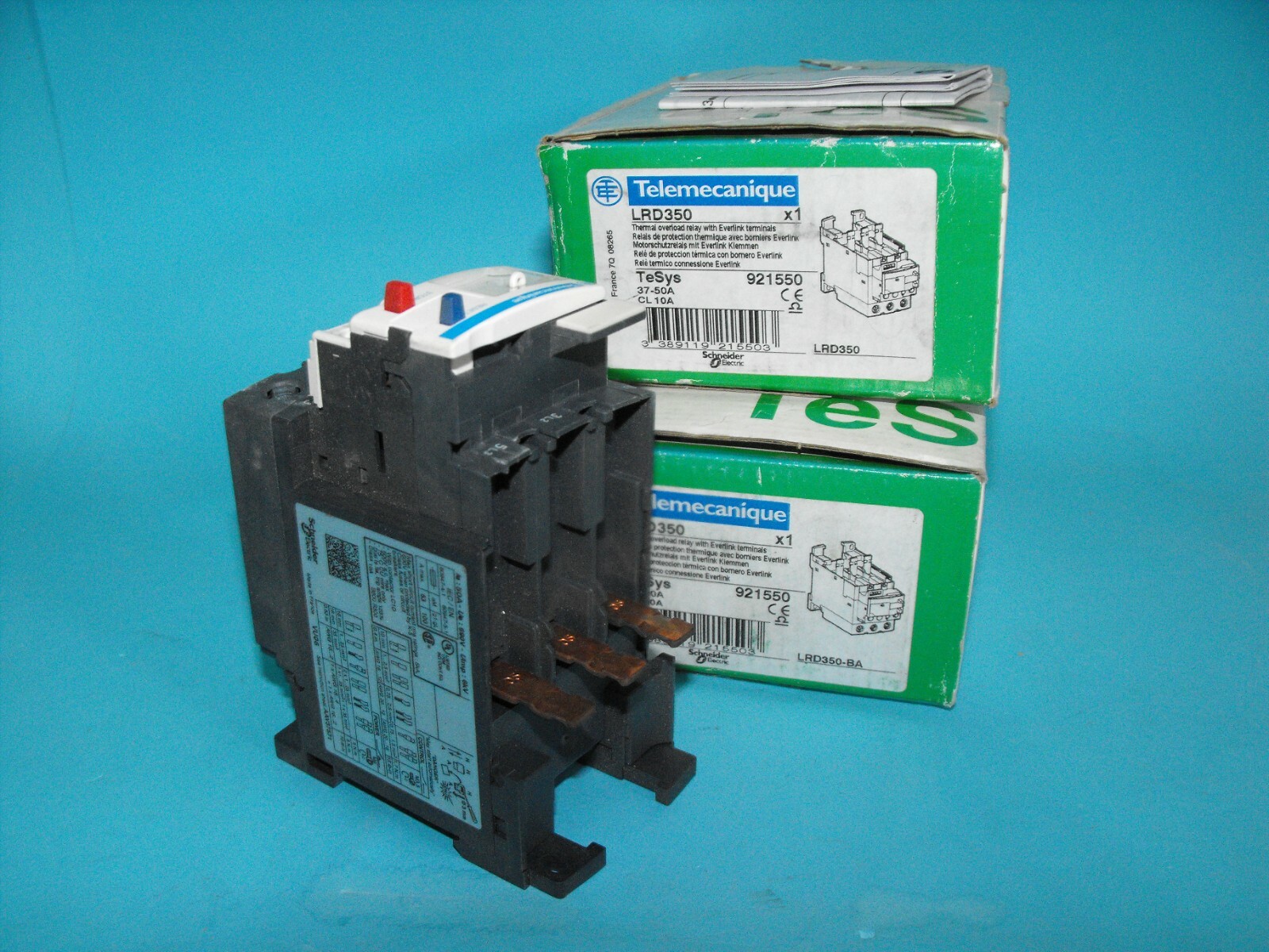 Schneider Electric.TELEMECANIQUE LRD350.Overload Relay.37-50A.(LOT2PCS).NEW