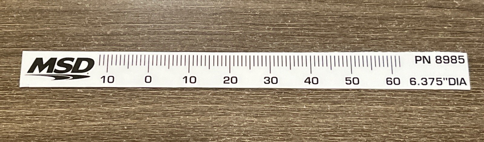 MSD #8985-6.375" IGNITION TIMING TAPE 6.375 " DIAMETER FOR BALANCER
