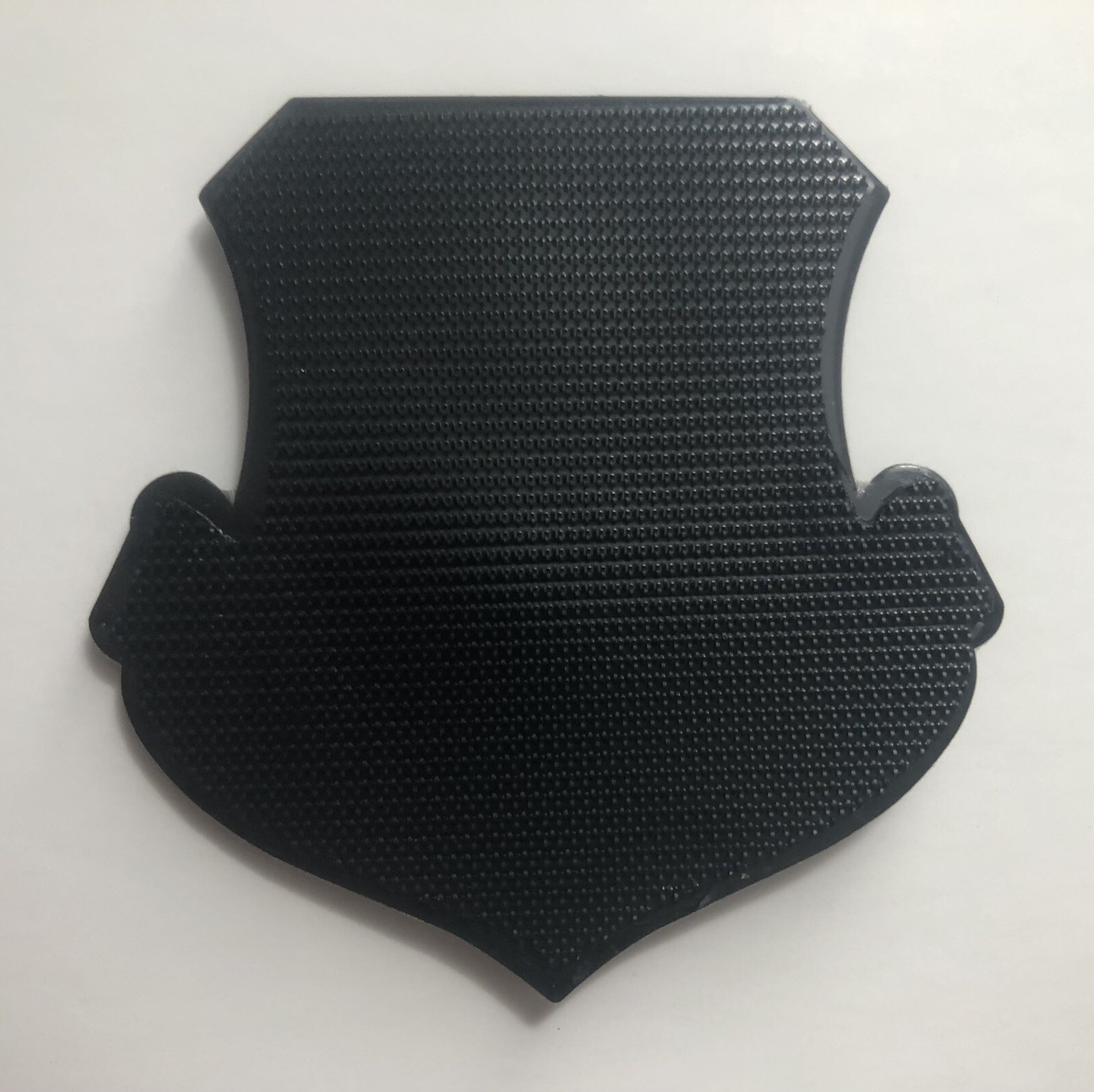 Ghost Black Subdued Air Combat Command PVC Morale Patch Hook And Loop 3x3 Inch