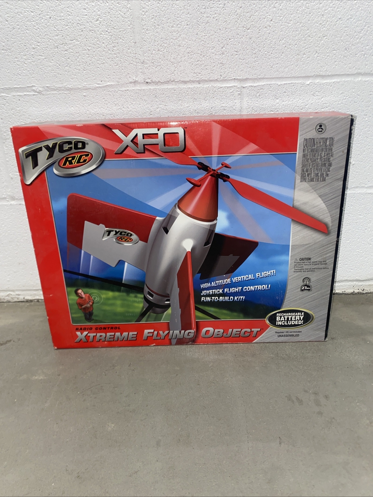 Vintage Tyco R/C XFO Xtreme Flying Object  NOS Pre-Drone Flying Machine - Cool !