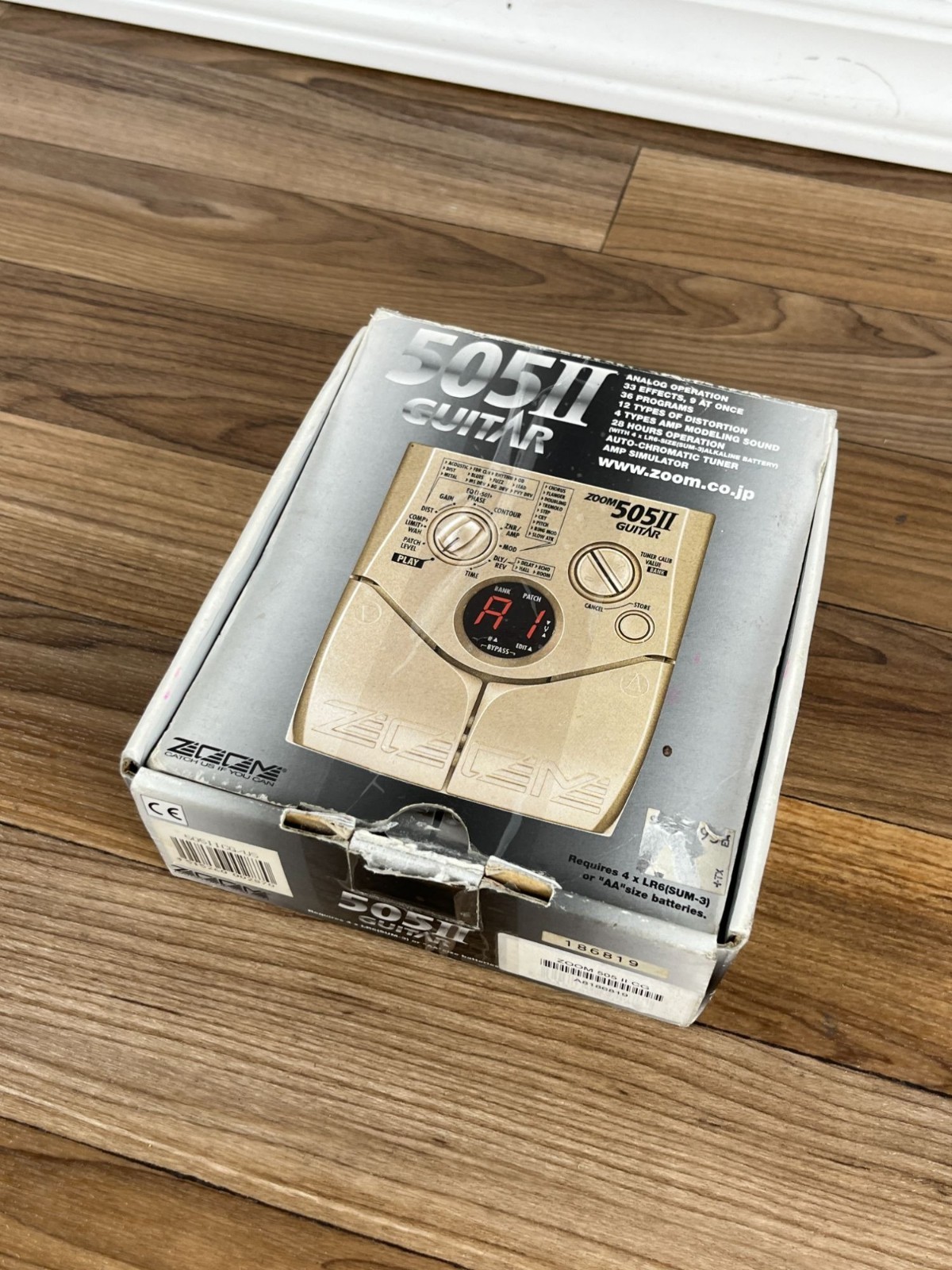 Zoom 505II 505 II Guitar Pedal - Multi Effect Processor pedal No Cable