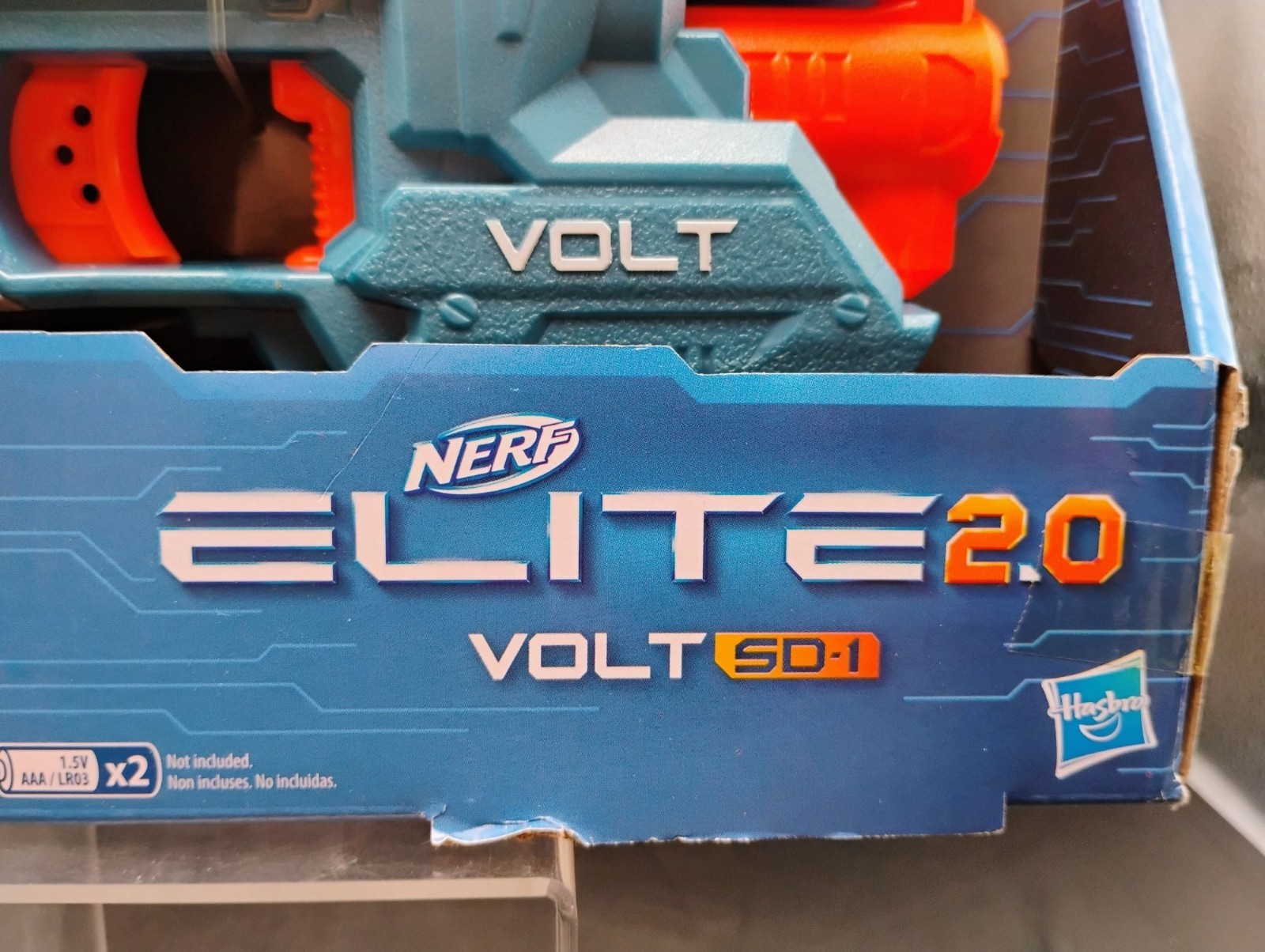 Nerf Elite 2.0 Volt SD-1 Foam Dart Blaster With 6 Darts