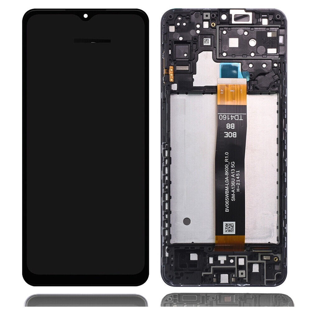 For Samsung Galaxy A13 5G SM-A136U LCD Touch Screen Digitizer Replacement Frame
