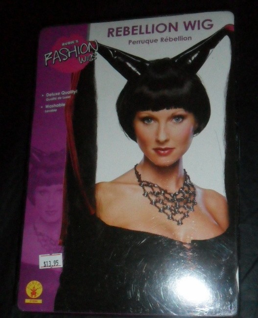 Rebellion Wig Rubbies Fashion Wig Cosplay Halloween New in Package Free Ship