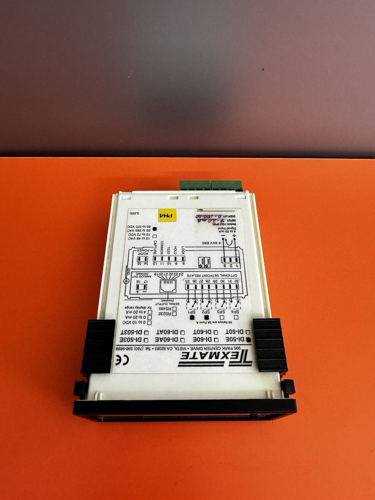 TexMate Digital Panel Meter 85-265VAC 95-370VDC DI-50E