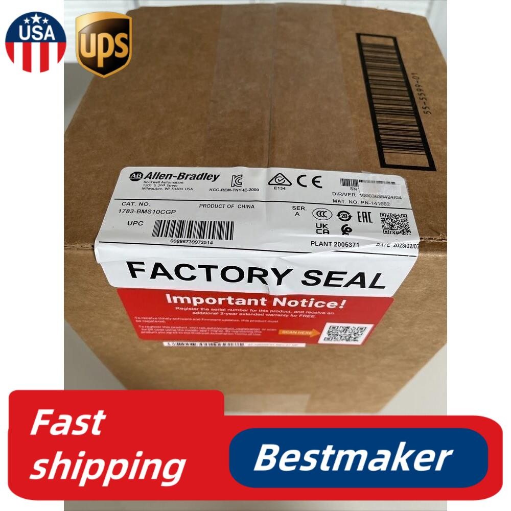 New Factory Sealed AB 1783-BMS10CGP 10 Port Managed Ethernet Switch US Free Tax
