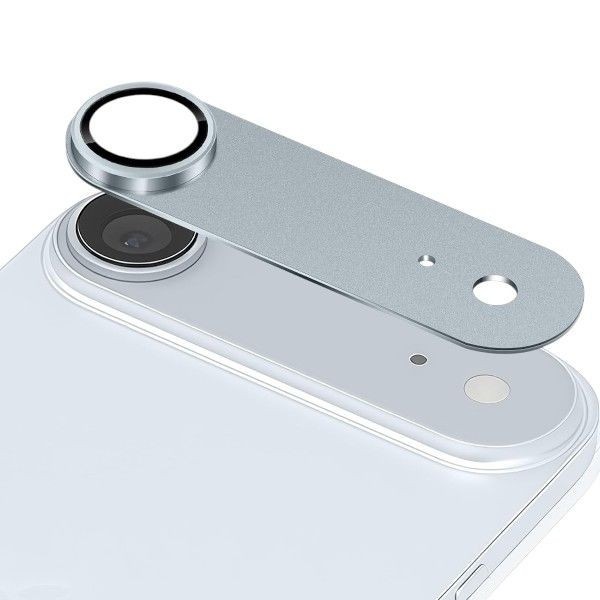 iPhone 17 Air - Back Camera Metal Tempered Glass Protector (Sky Blue)