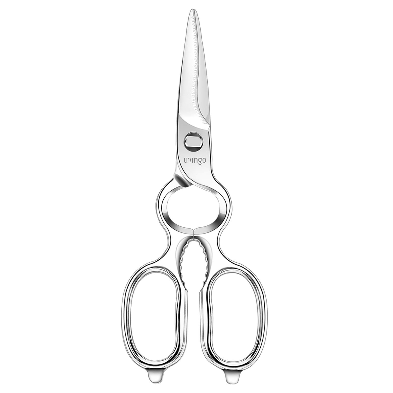 Kitchen Forged Shears Heavy Duty Come Apart Ultra Sharp Multi-function Stainl...
