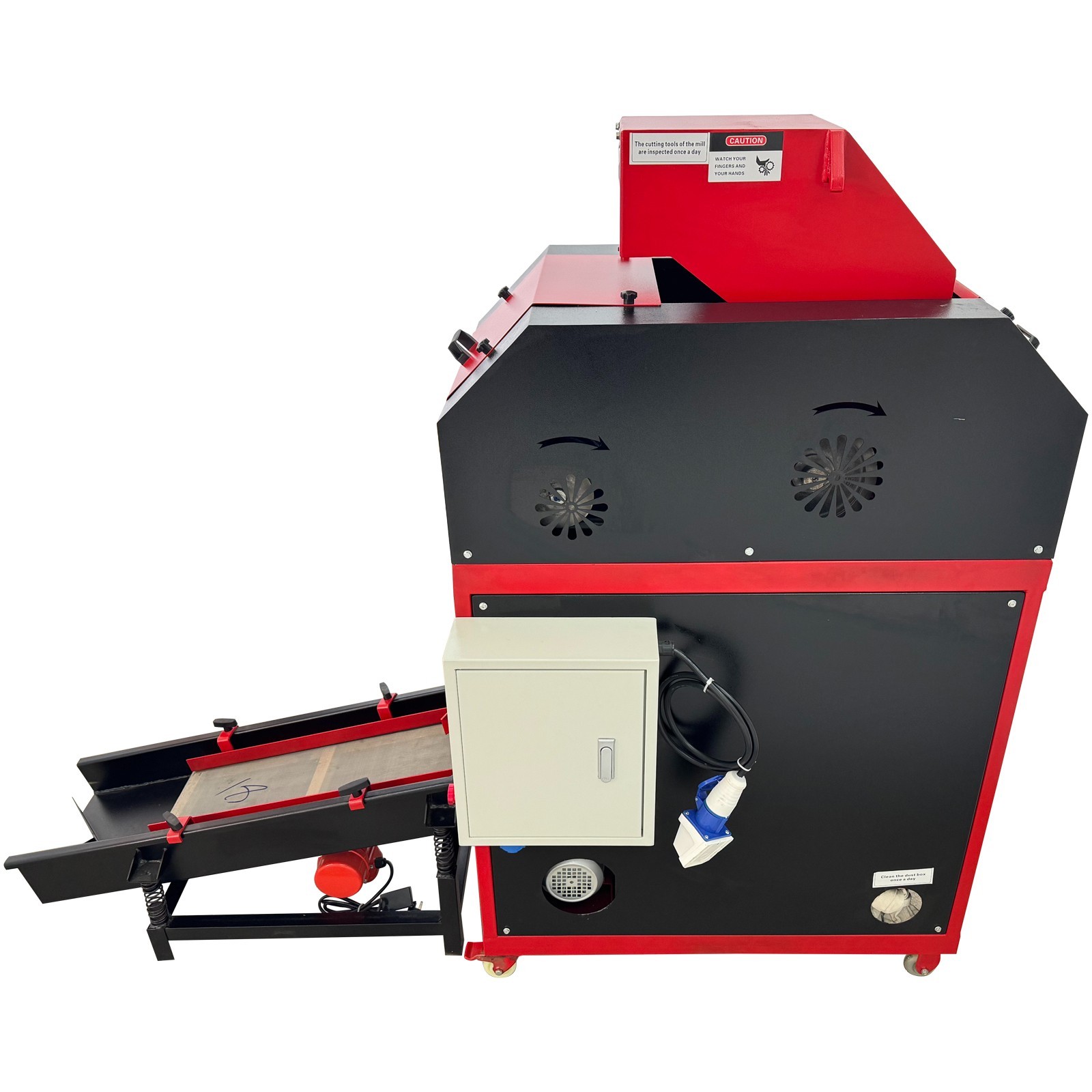 220V Copper Wire Granulator Machine Waste Cable Recycling Copper & Plastic Separ