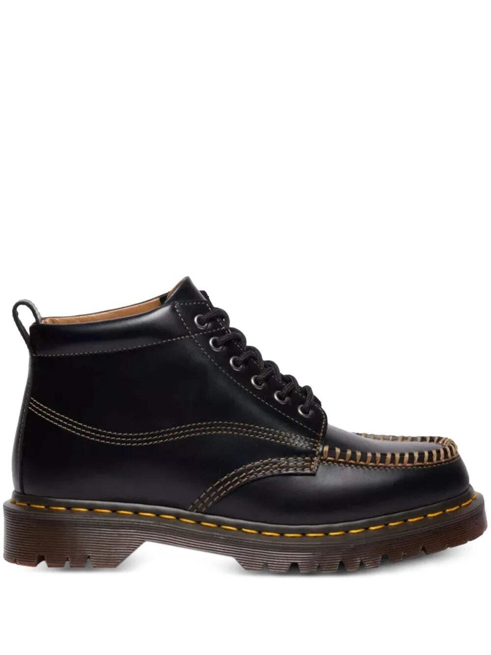 DR. MARTENS - Lowell Chukka Moc Toe Leather Ankle Boots