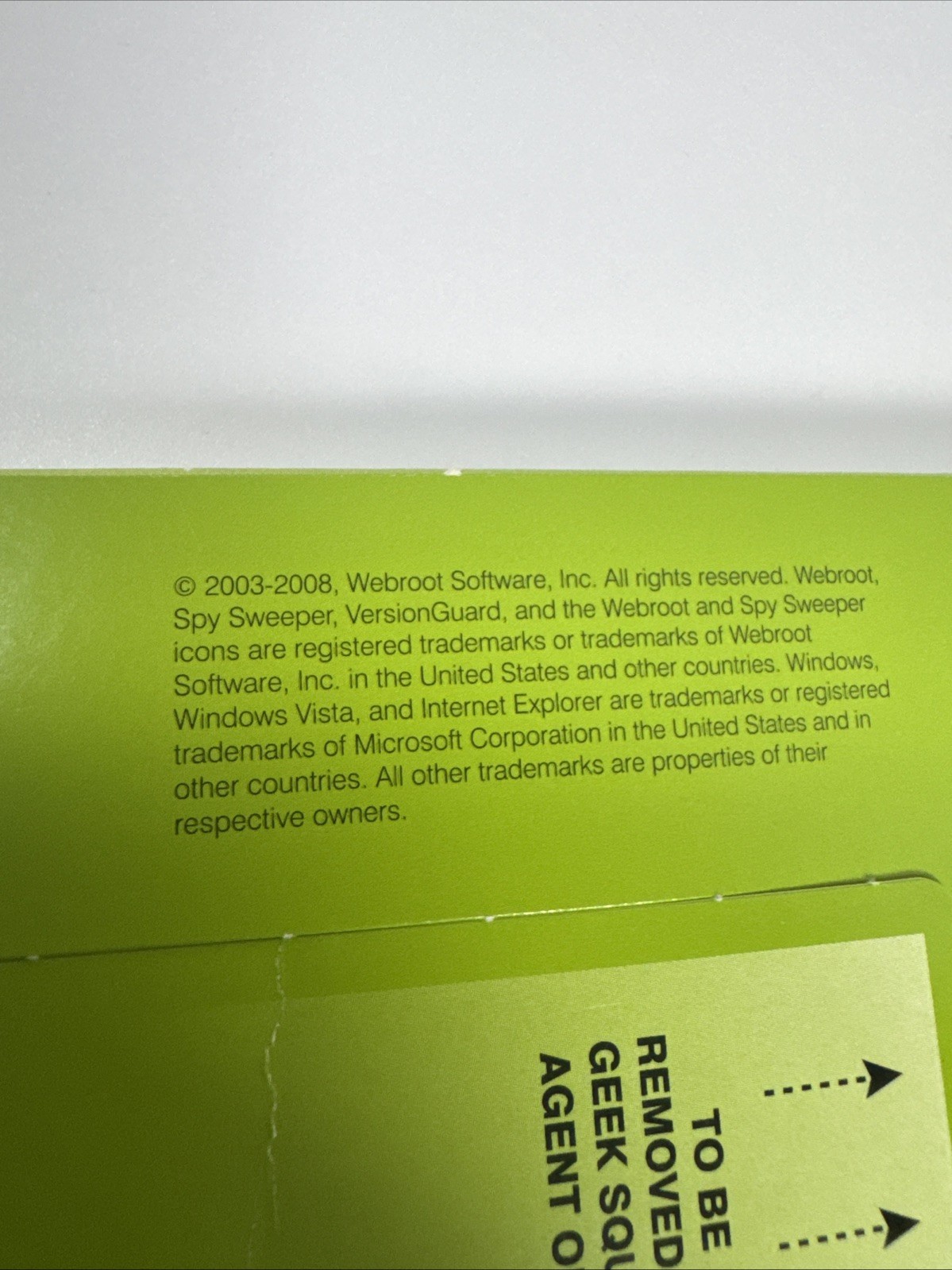 Webroot Spy Sweeper 2003 Software Installation CD-ROM - WITH Software Key