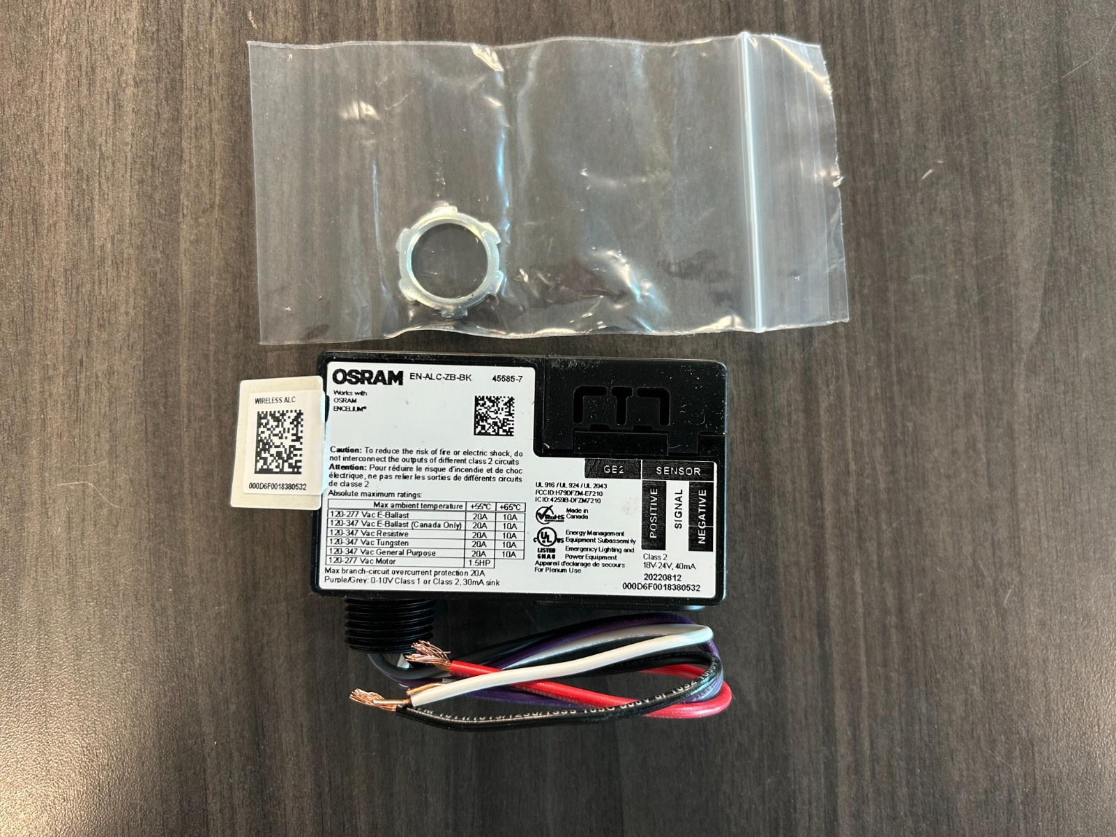 OSRAM ENCELIUM System Wireless Area Lighting Controller EN-ALC-ZB-BK