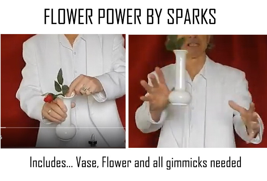 FLOWER POWER - SPARKS  "VINTAGE"  MAGIC TRICK