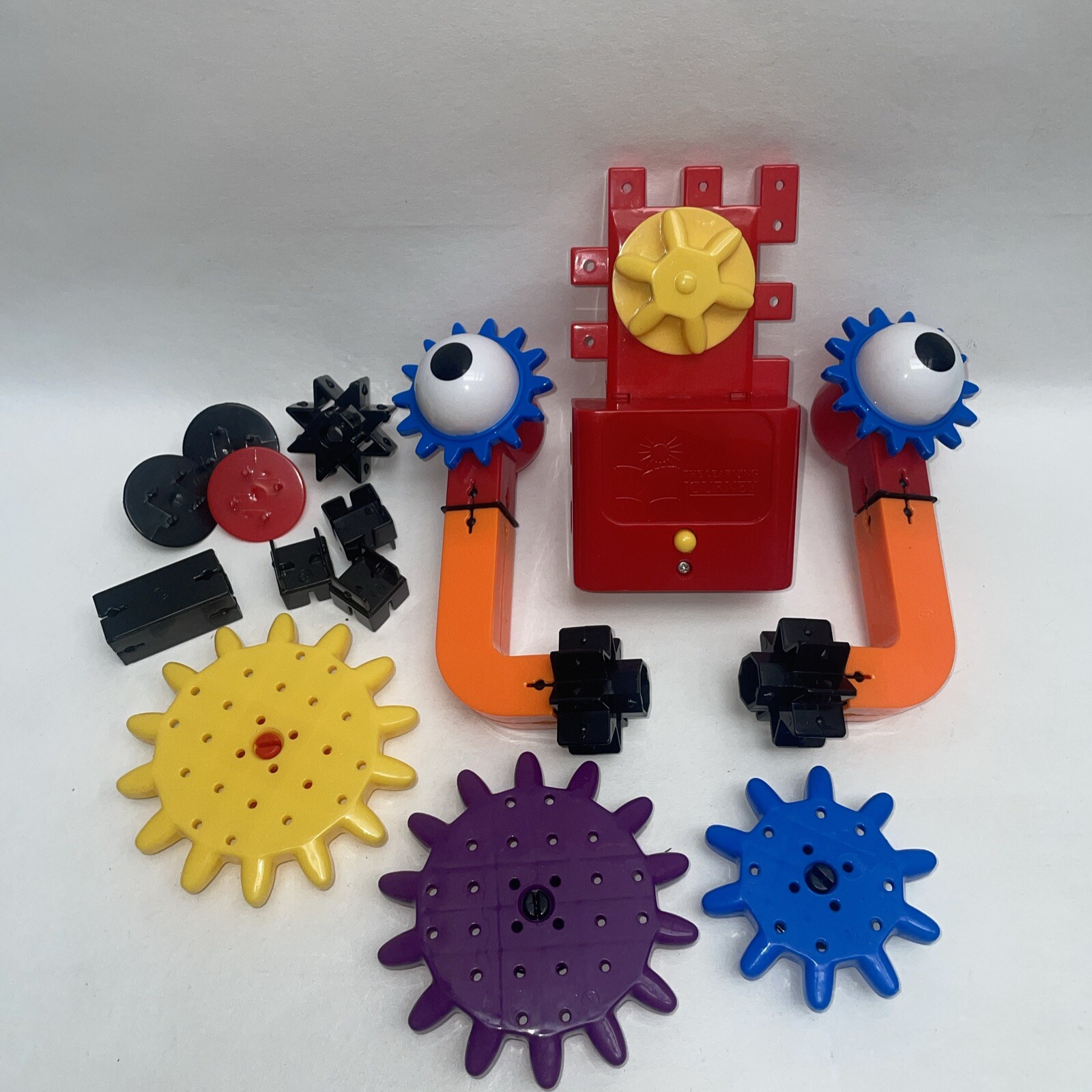 Techno Gears Wacky Robot Incomplete Set Includes Working Power Source