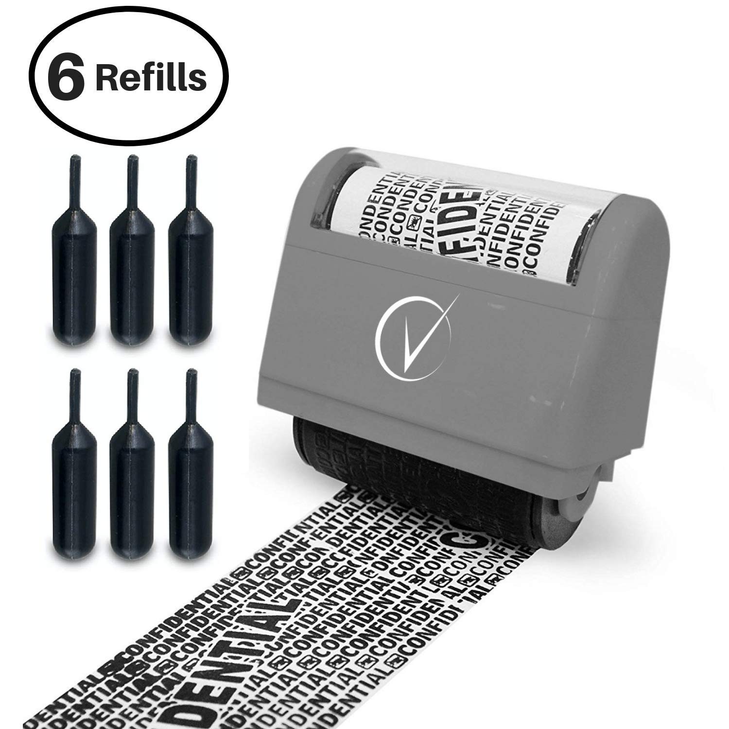 Vantamo Identity Theft Protection Roller Stamp for Hiding Sensitive Informati...