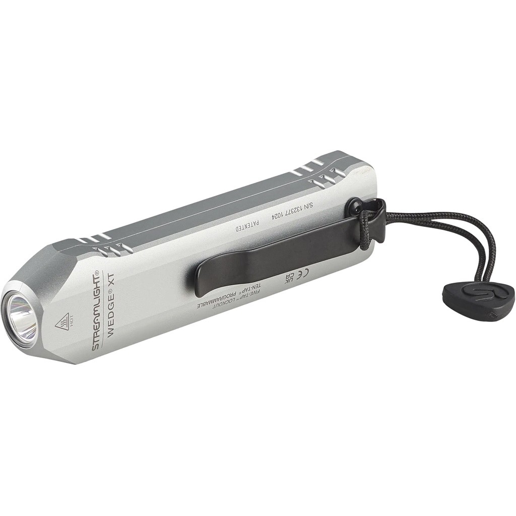 Streamlight WedgeXT Flashlight 1000 Lumen Silver w/Cable