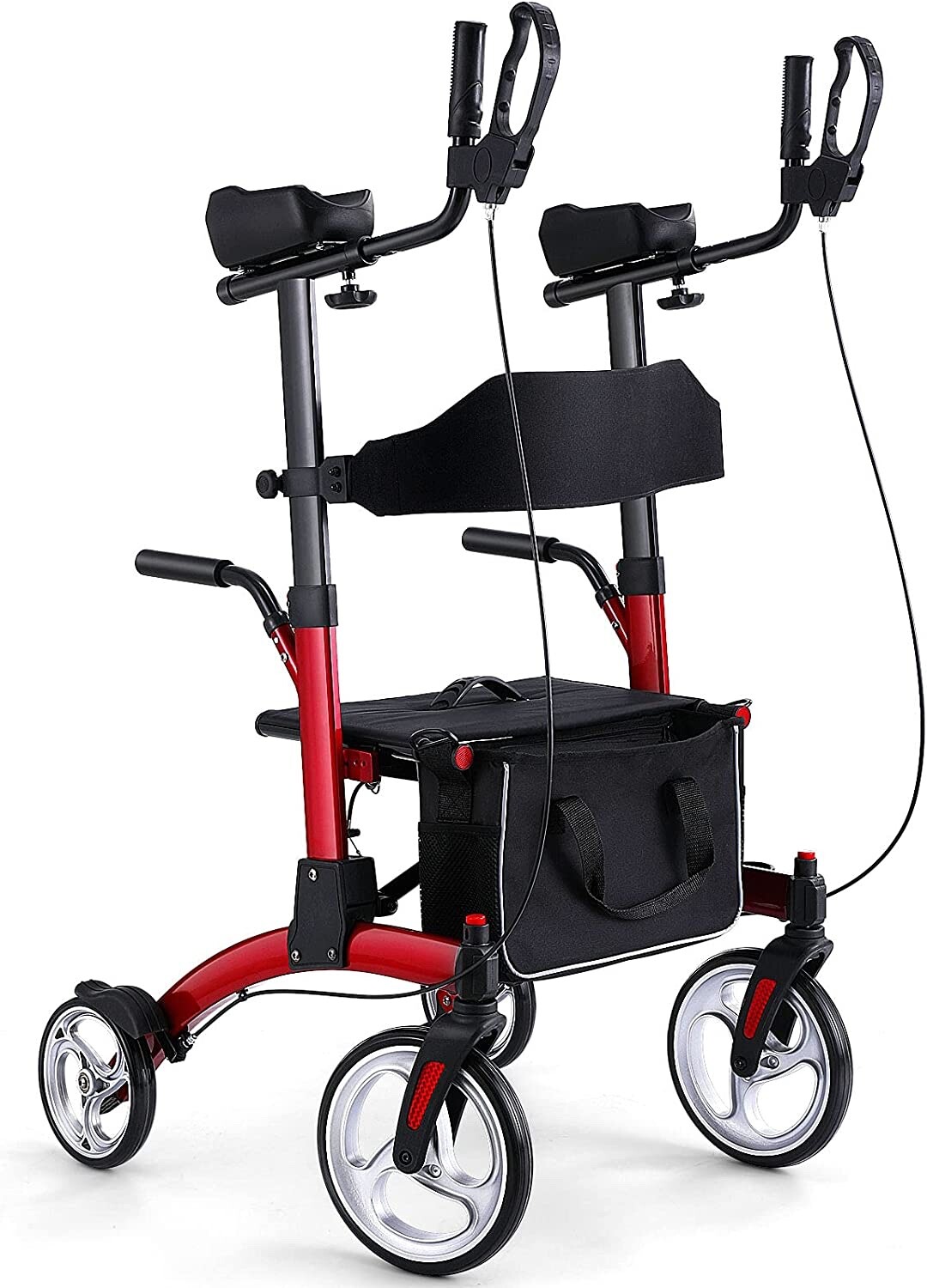 Healconnex Rollator Walker  HCT-9291D - Black/Red