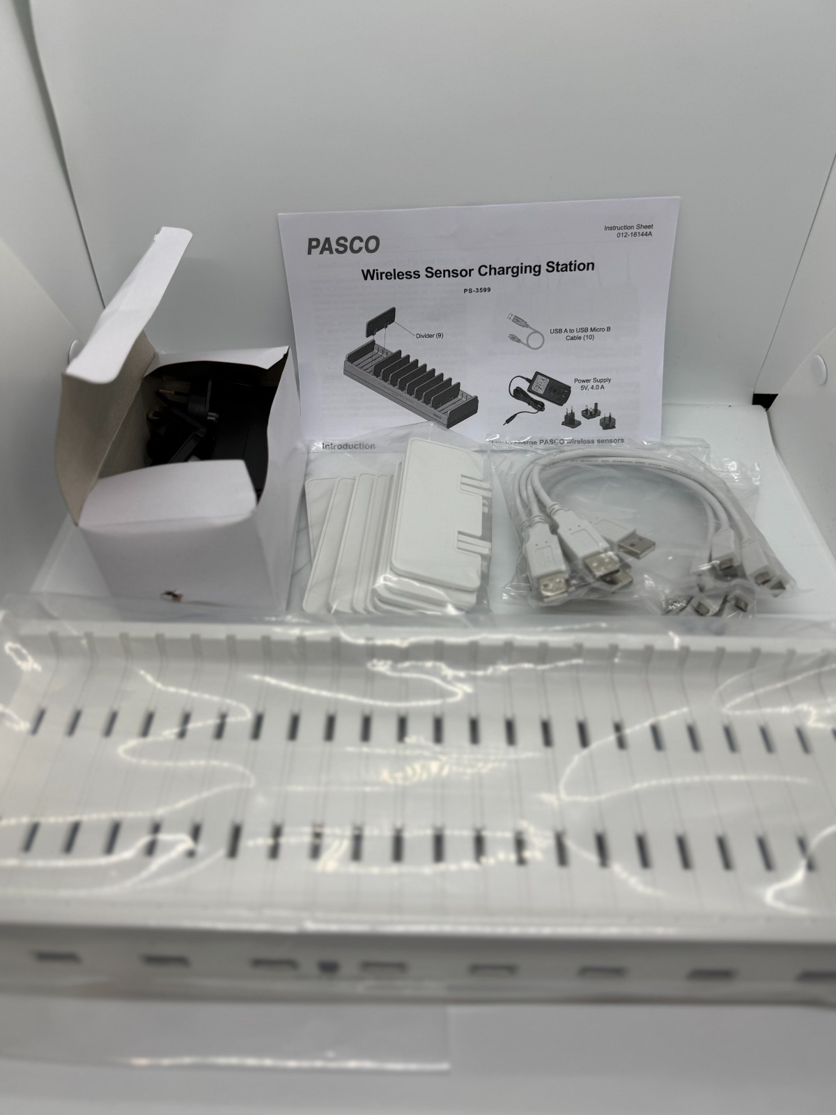 PASCO Wireless Sensor Charging Station