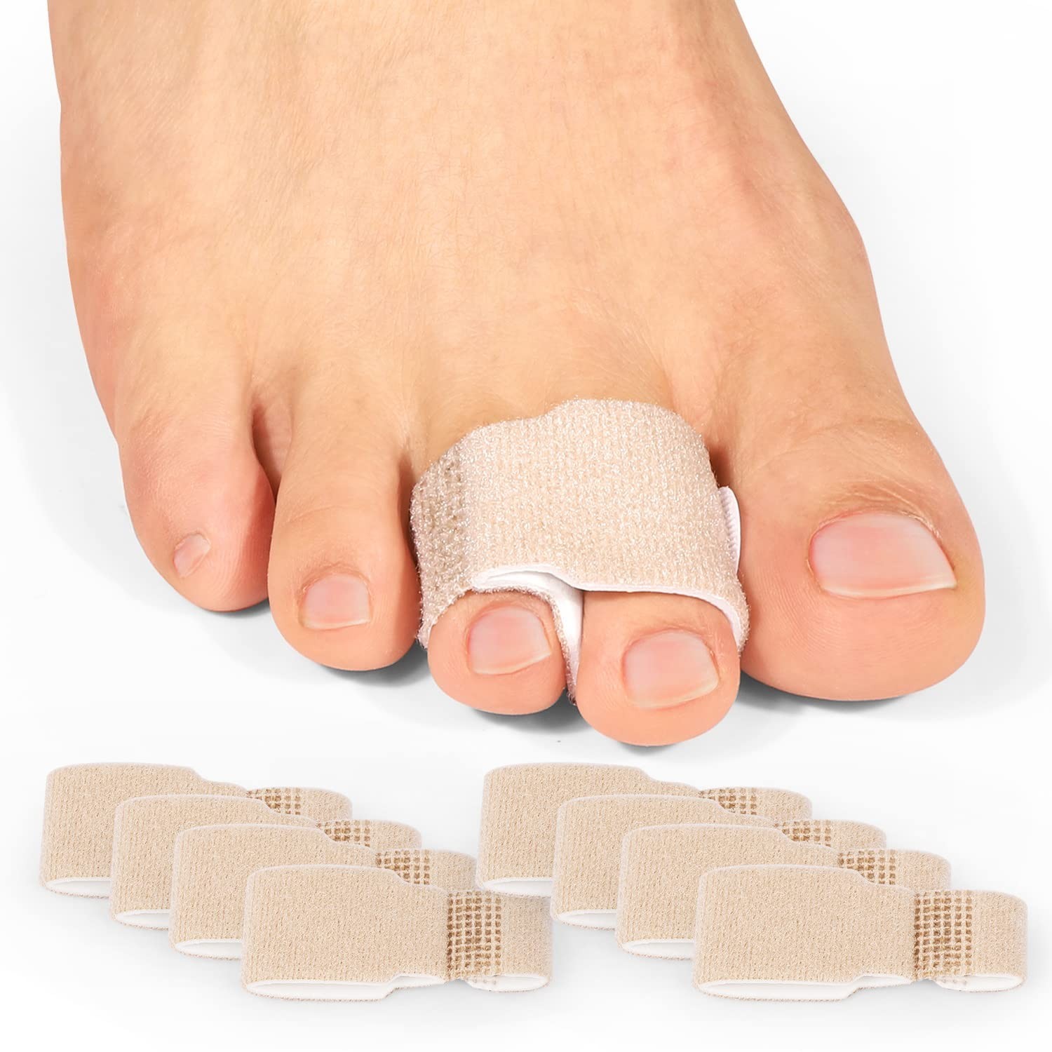 9 Packs Toe Splints and Corrector for Overlapping Toe, Bunion Corrector and S...