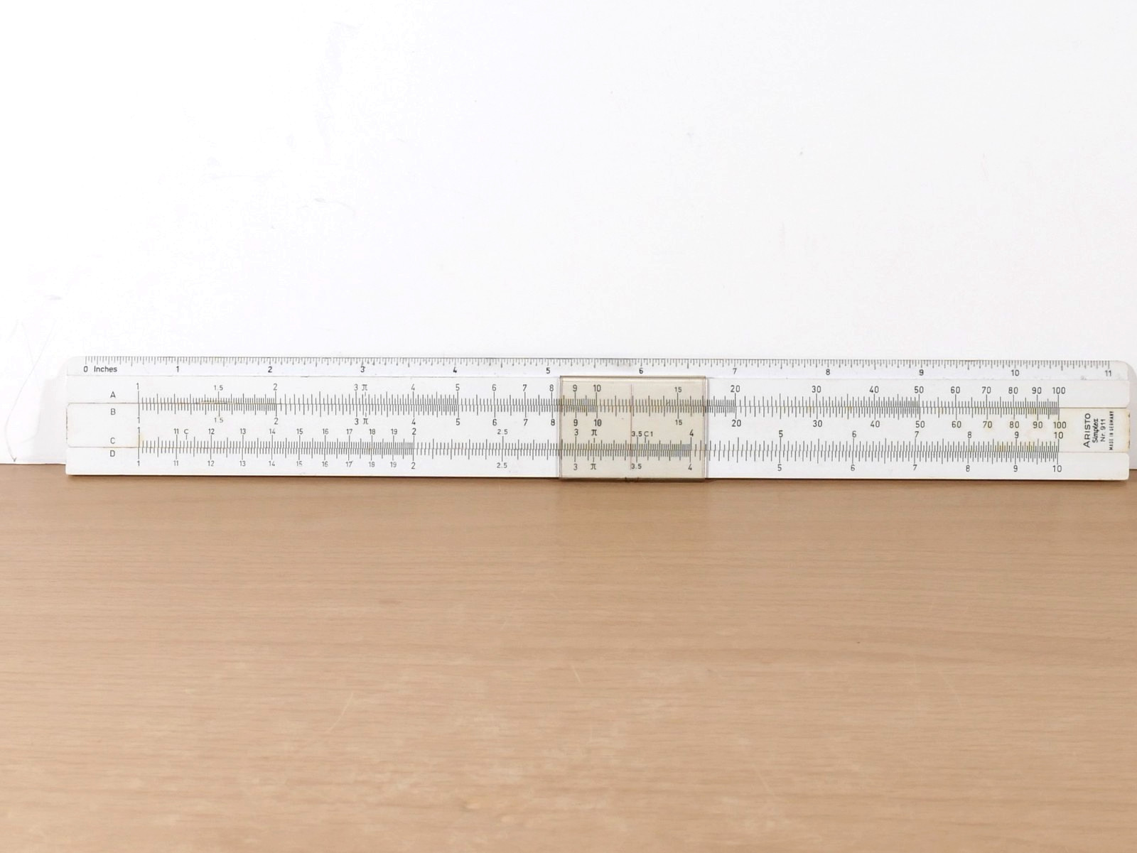 Aristo Simplex 911 Plastic Slide Rule Germany w/ Original Box Vintage 1950s