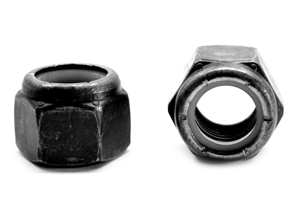 5/16"-18 Coarse Gr C Nyloc (Nylon Insert Locknut) NE Standard Black
