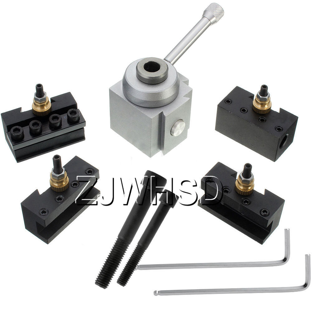 Mini Quick Change Tool Post Holder Kit Set for 7 x 10,12,14" Multifix Toolholder