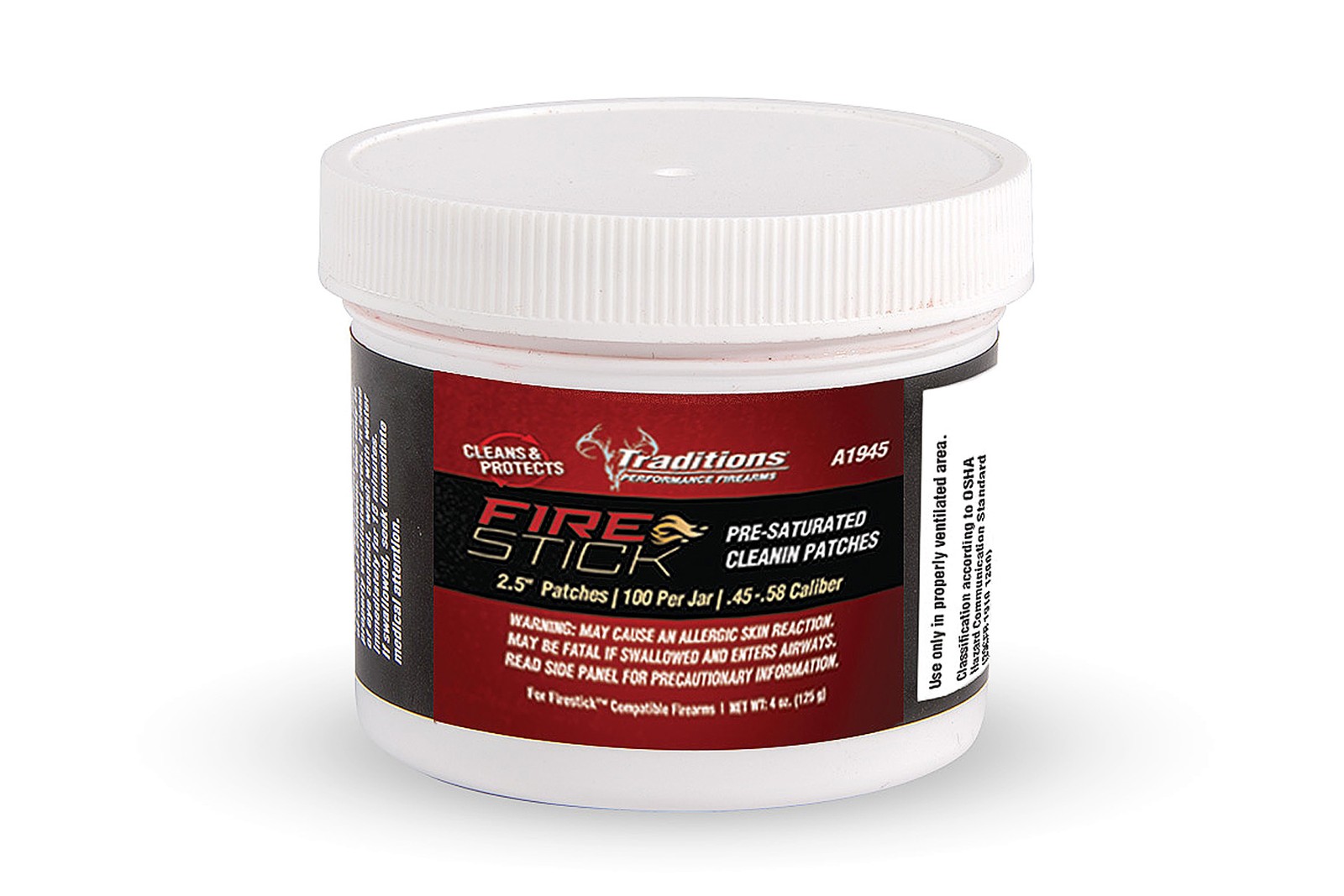 Traditions™ Firestick® Saturated Cleaning Patches - 100 Pack 2.5" Patches -