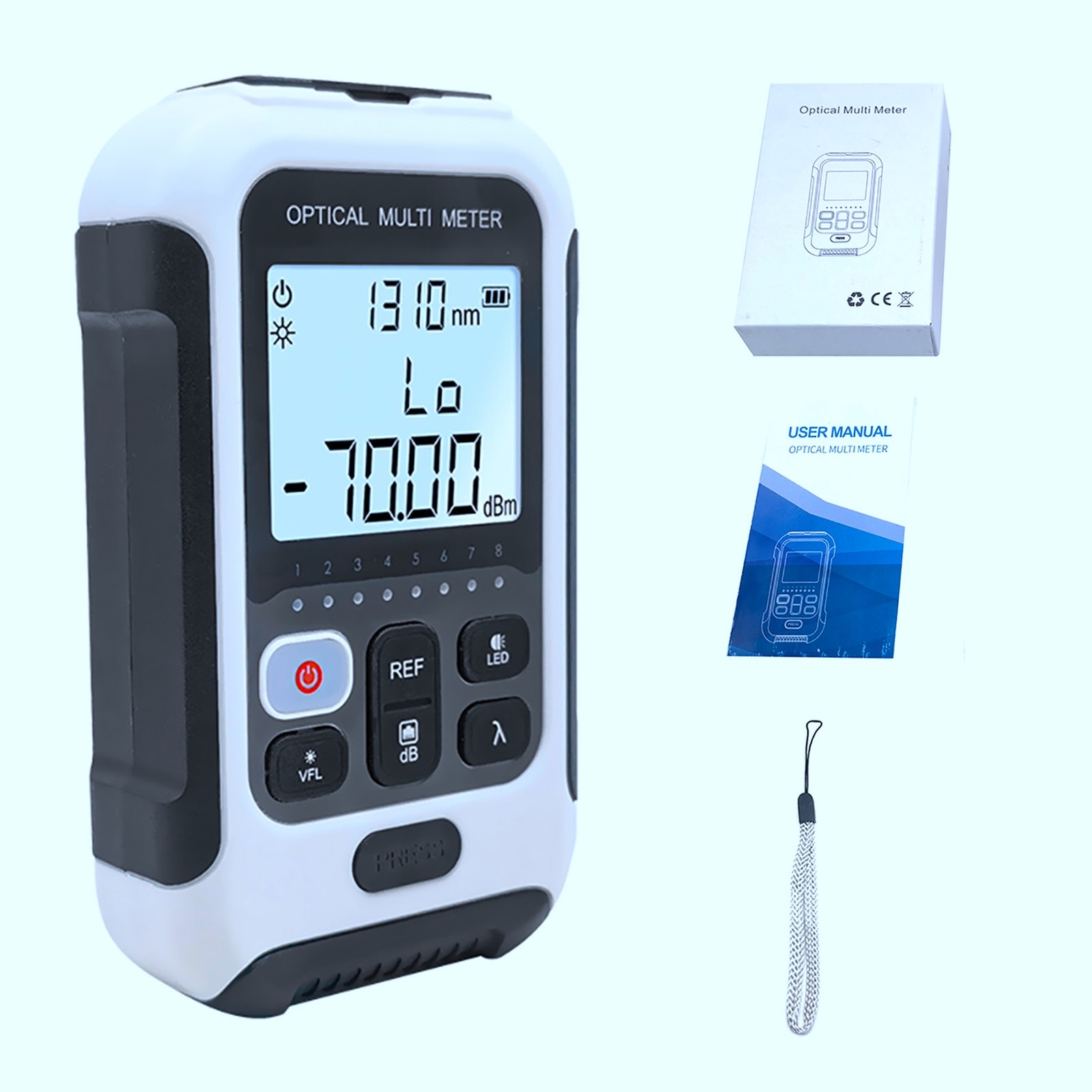 1 Multifunctional Optical Power Meter Accurate Tester For Communication
