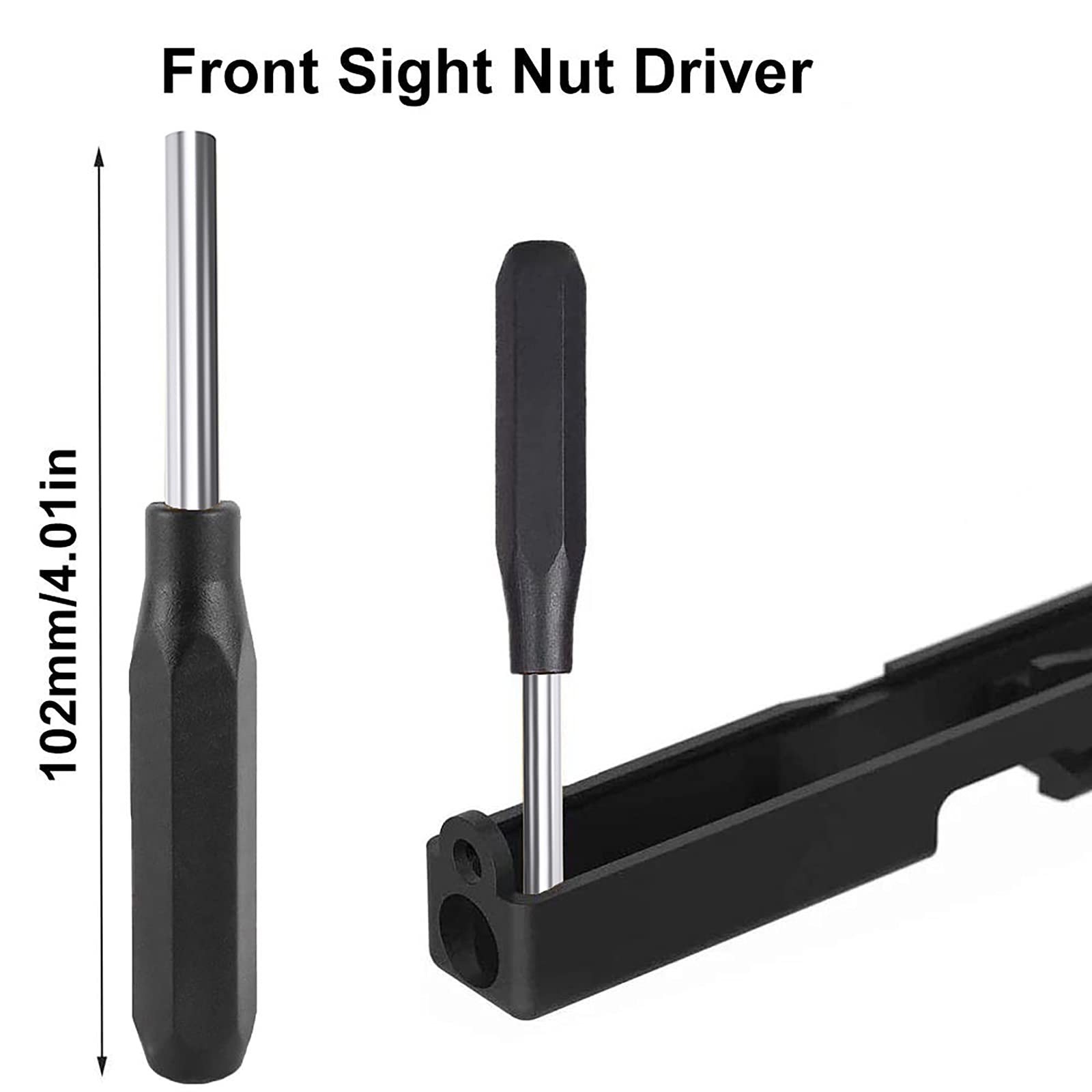 Front Sight Tool for Glock Tool Kit, Disassembly Tool Pin Punch Tool Compatible