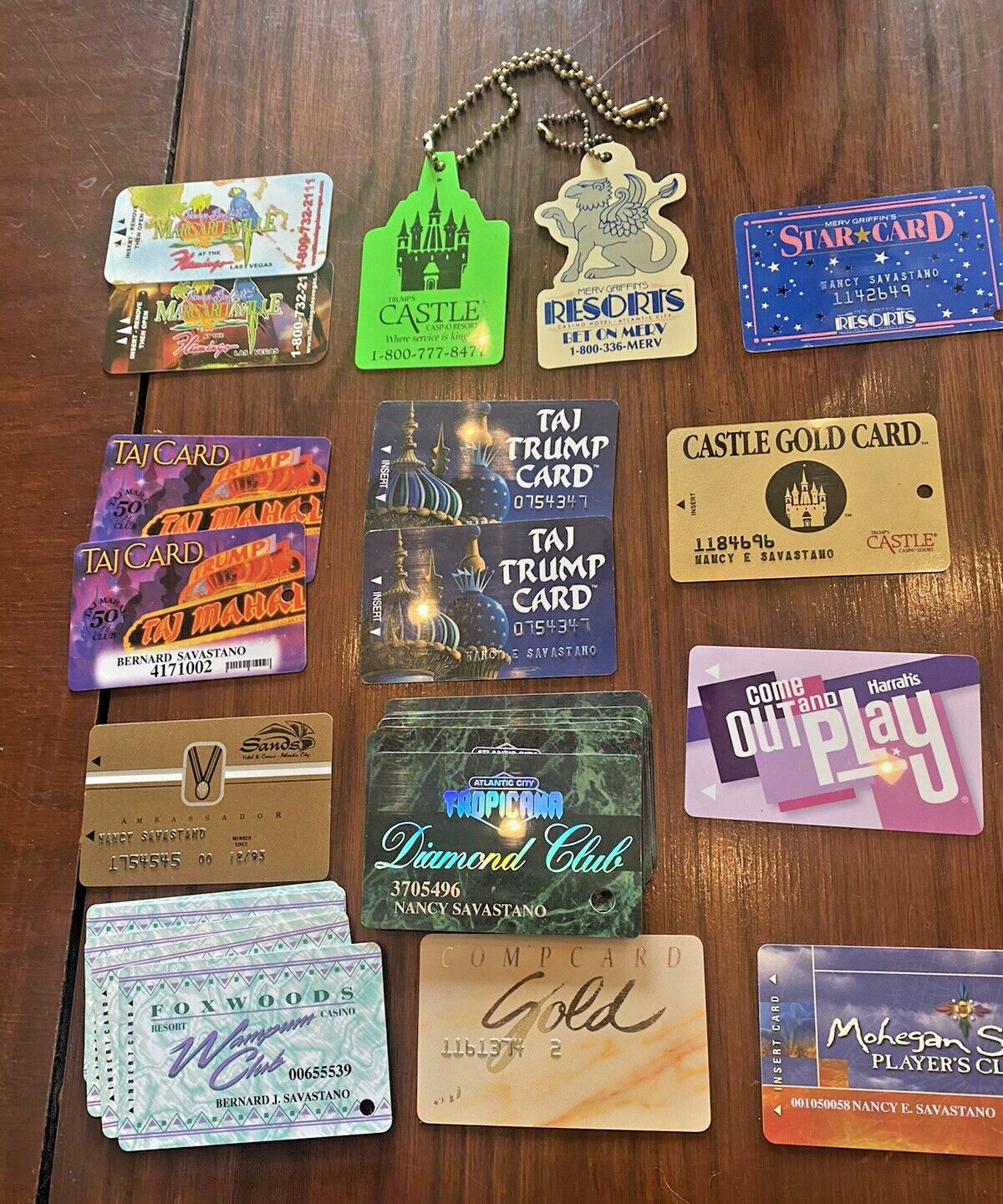 Lot 28 Las Vegas, Atlantic City, Conneticut, Others  Casino Player Club Cards