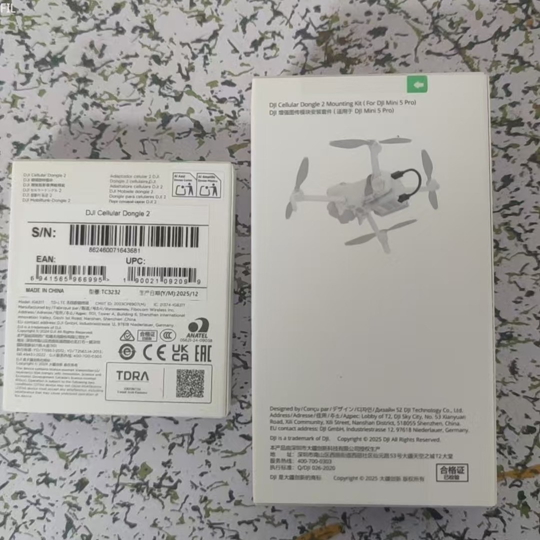DJI Cellular Dongle 2 & Mounting Kit For DJI Mini 5 Pro